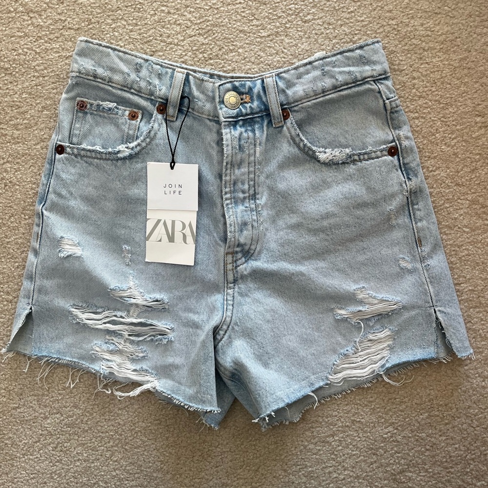 NWT Zara denim shorts